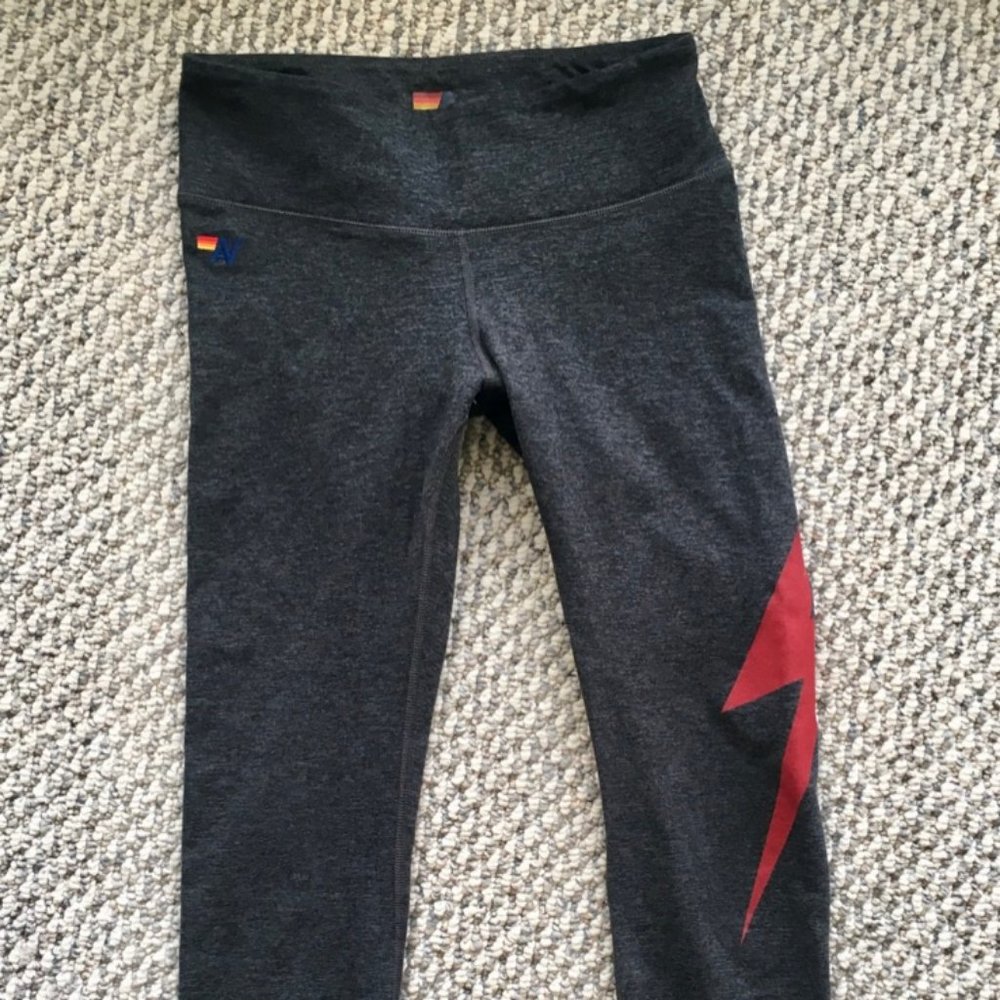 Aviator Nation Compression Leggings SMALL